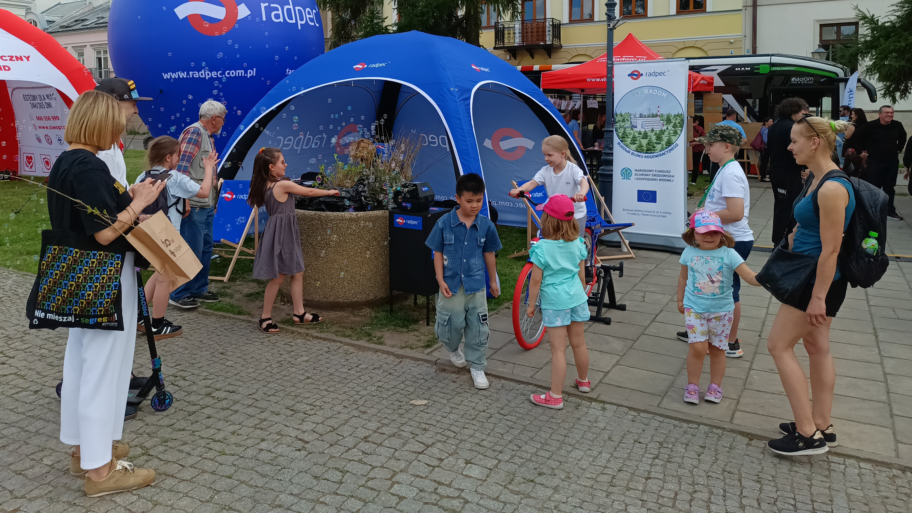 Stoisko RADPEC-u na radomskim Pikniku Ekologicznym 2026